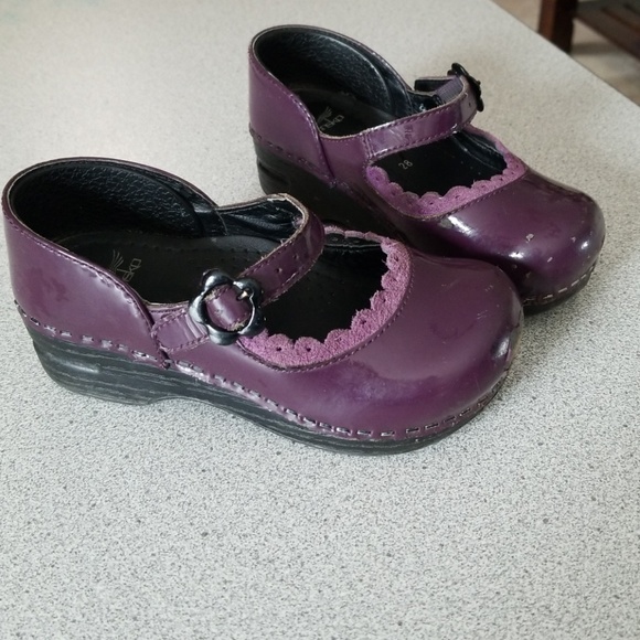 Kids 28 Jill Mary Jane Dansko Purple 